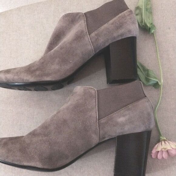 Vaneli Suede Booties - Picture 3 of 12